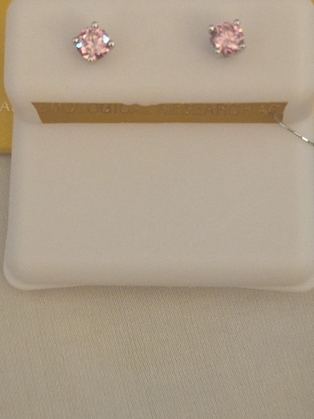 Pink Morganite Stud Earrings .47ctw